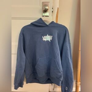 Lonely ghost blue star hoodie